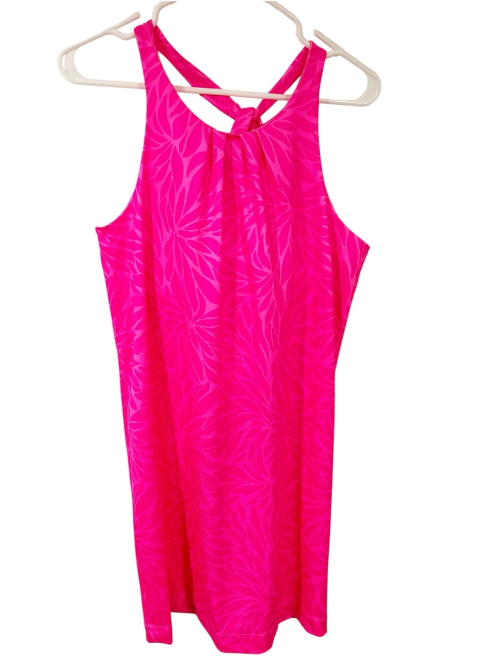 Vineyard Vines Sankaty Swing Dress Pink Full Bloom UPF 50+ Built In Bra Small